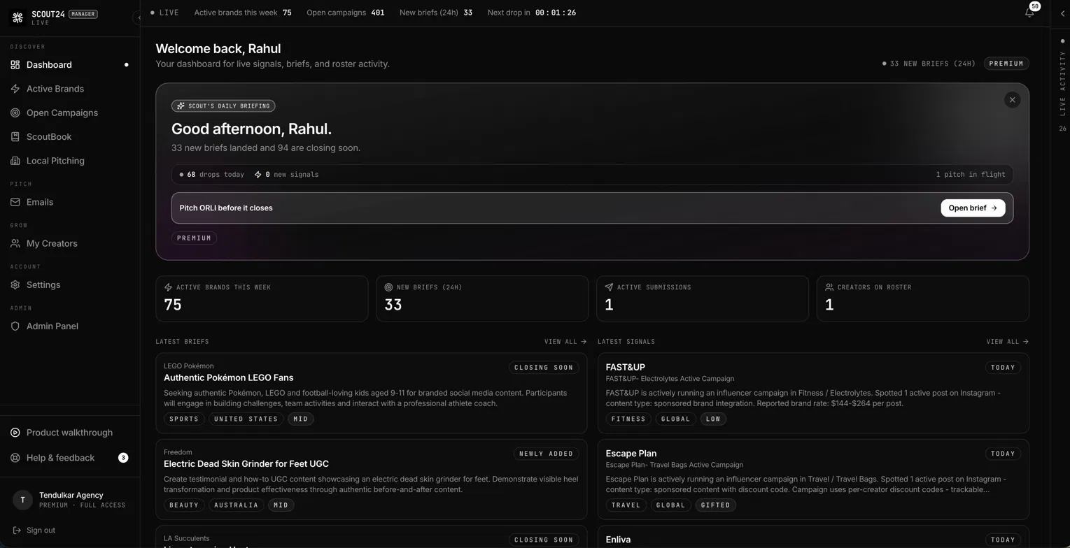Scout24 product interface screenshot