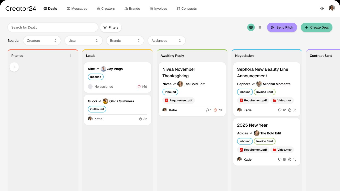 Agency24 product interface screenshot